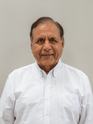 a man smiling for the camera