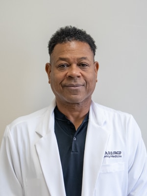 a man looking at the camera